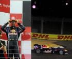 Sebastian Vettel - Red Bull - Singapore 2010 (Sınıflandırılmış 2 º)